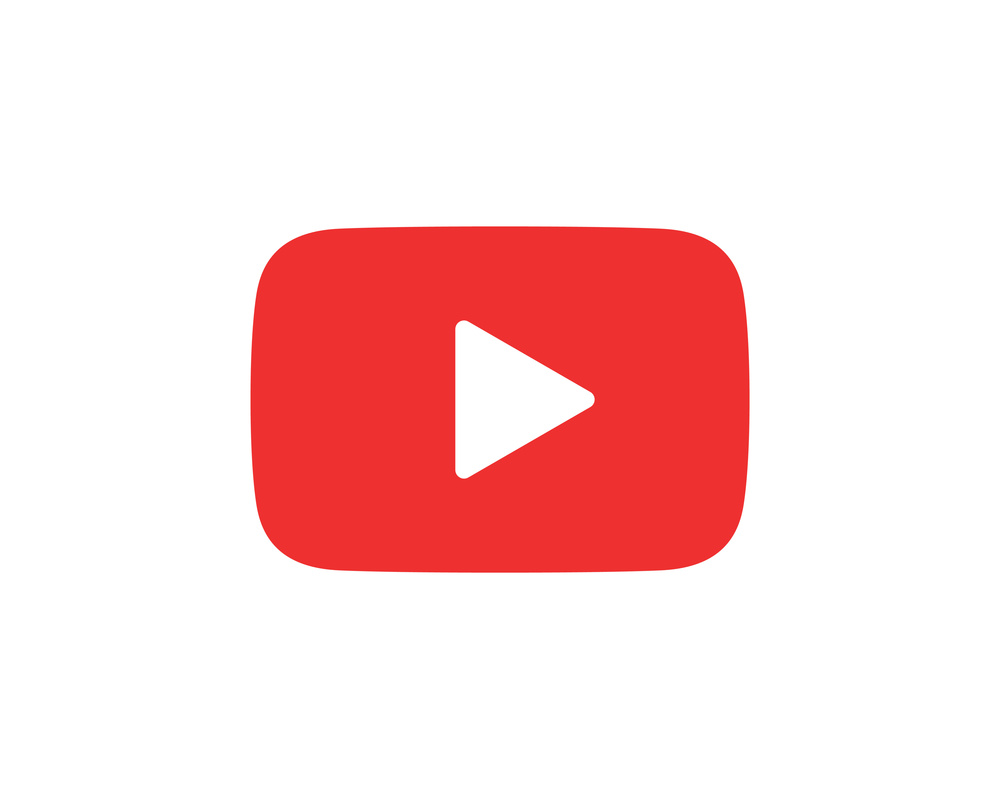 YouTube Red and White Logo