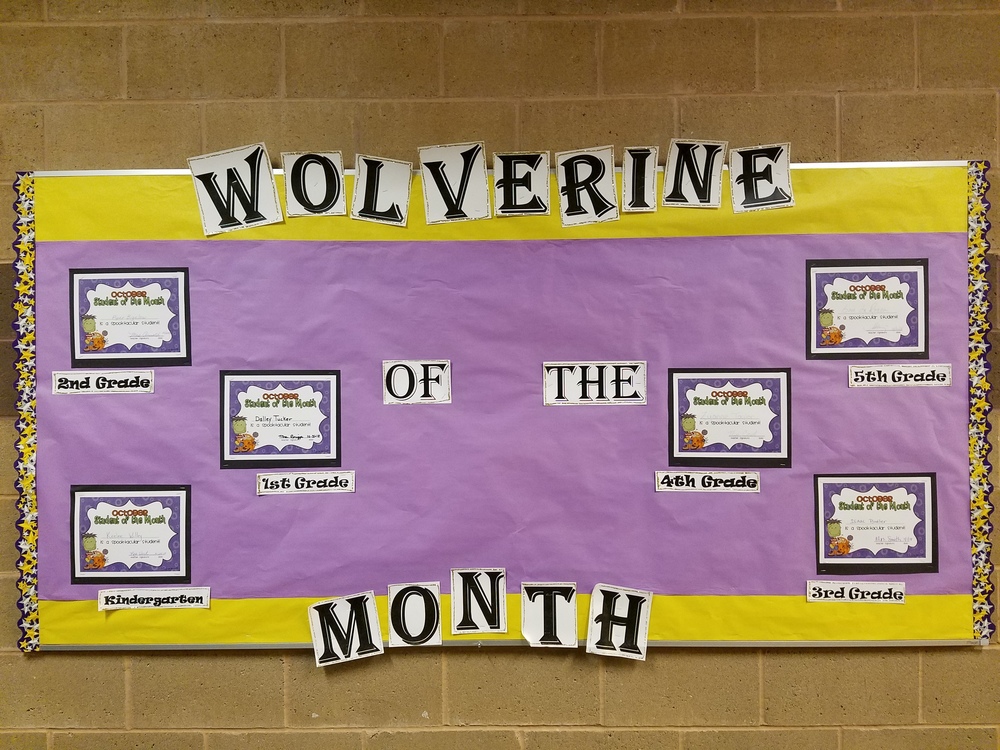Elementary Wolverine of the Month