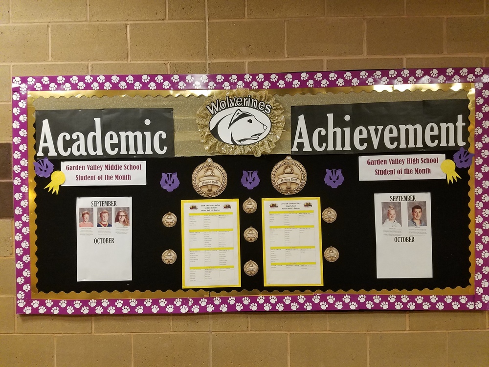 Academic Achievement Bulletin Board