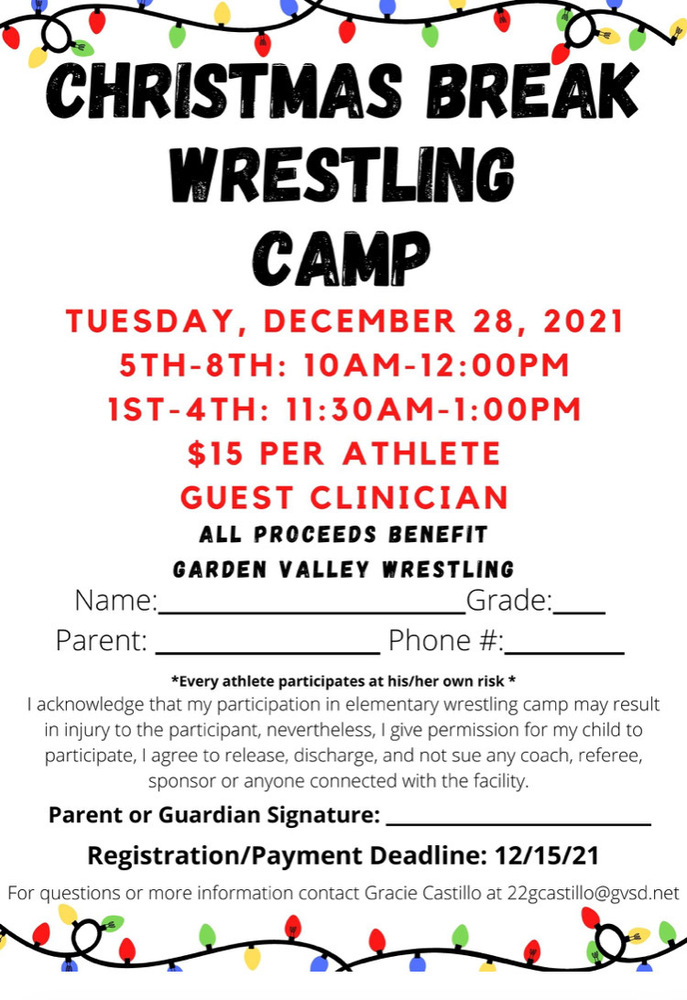 Wrestling Camp!