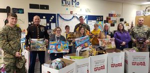 The Marines Delivered to Garden Valley Elementary!